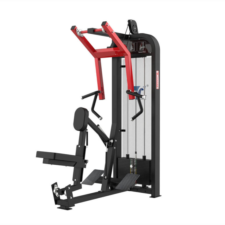 Strength Training Pin Loaded Seated Row Exercise Machine