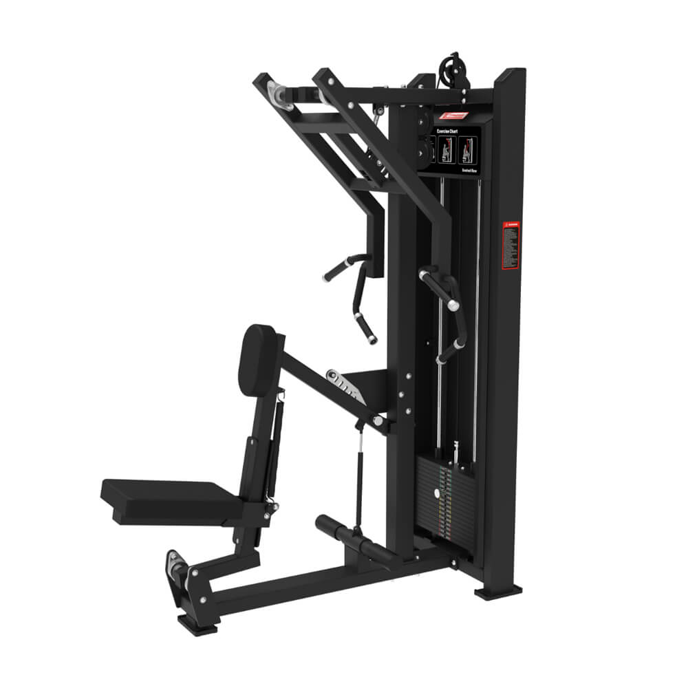 Seated Row Machine for Back Muscles Strength Training Equipment