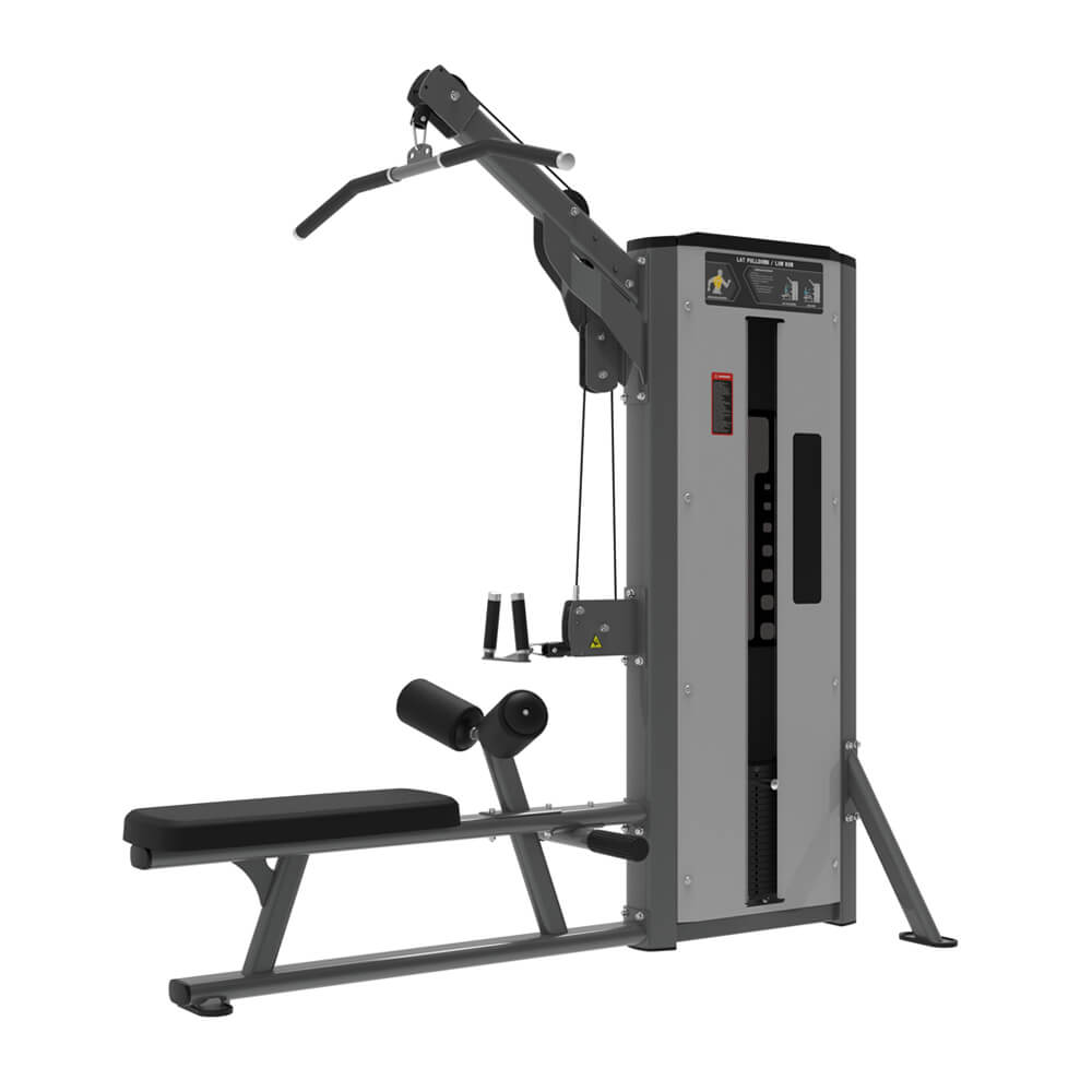 Dual Function Lat Pulldown and Seated Low Row Machine for Back Training | Commercial Gym Equipment