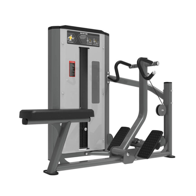 Seated Row Machine for Back Muscle Strength Training | Commercial Gym Equipment Selectorized Machine