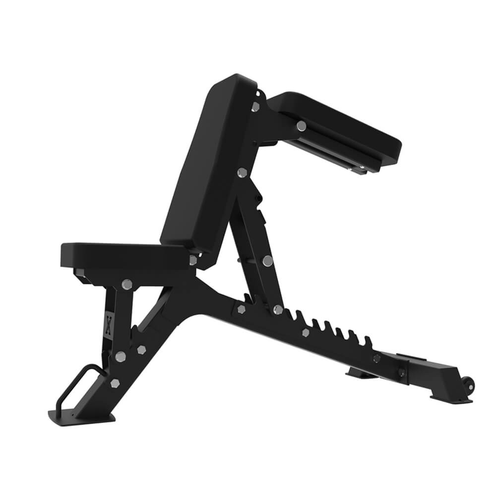 GC-5024B adjustable workout bench with multiple incline positions and padded seat