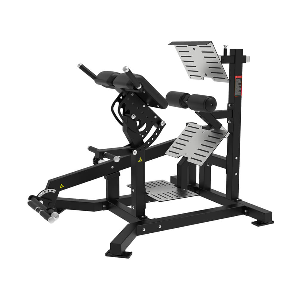 GC-5041 dual 45 hip extension machine with angled pad support for back training
