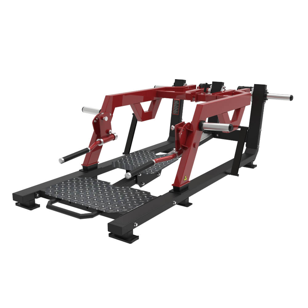 GC-5042 plate loaded glute lunge machine with supported movement platform
