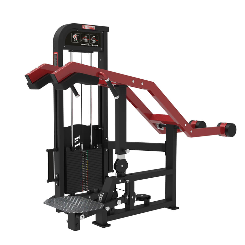 GC-5104 selectorized step up machine with platform design for leg training exercises