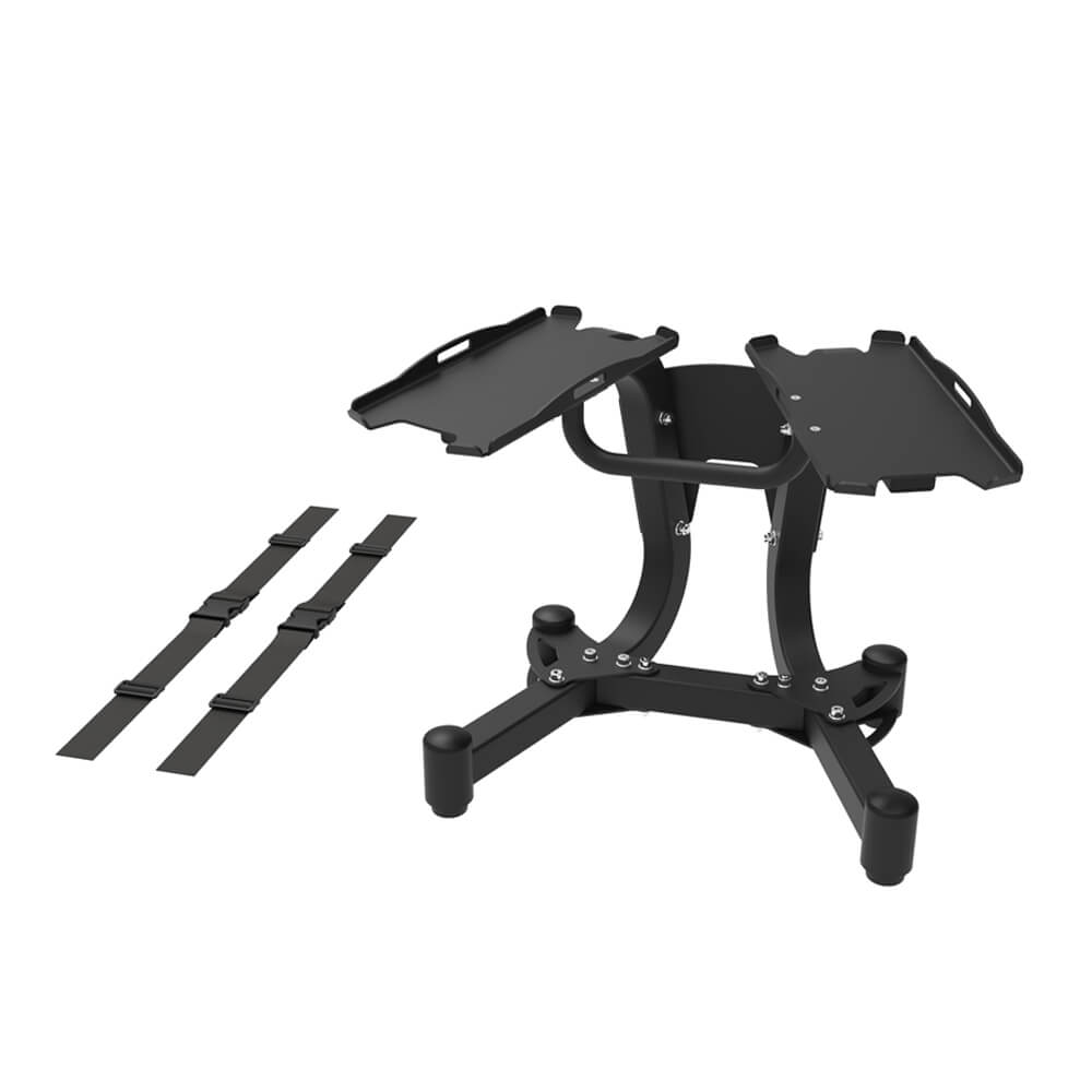 GC-5114 adjustable dumbbell stand with sturdy frame for organized weight storage