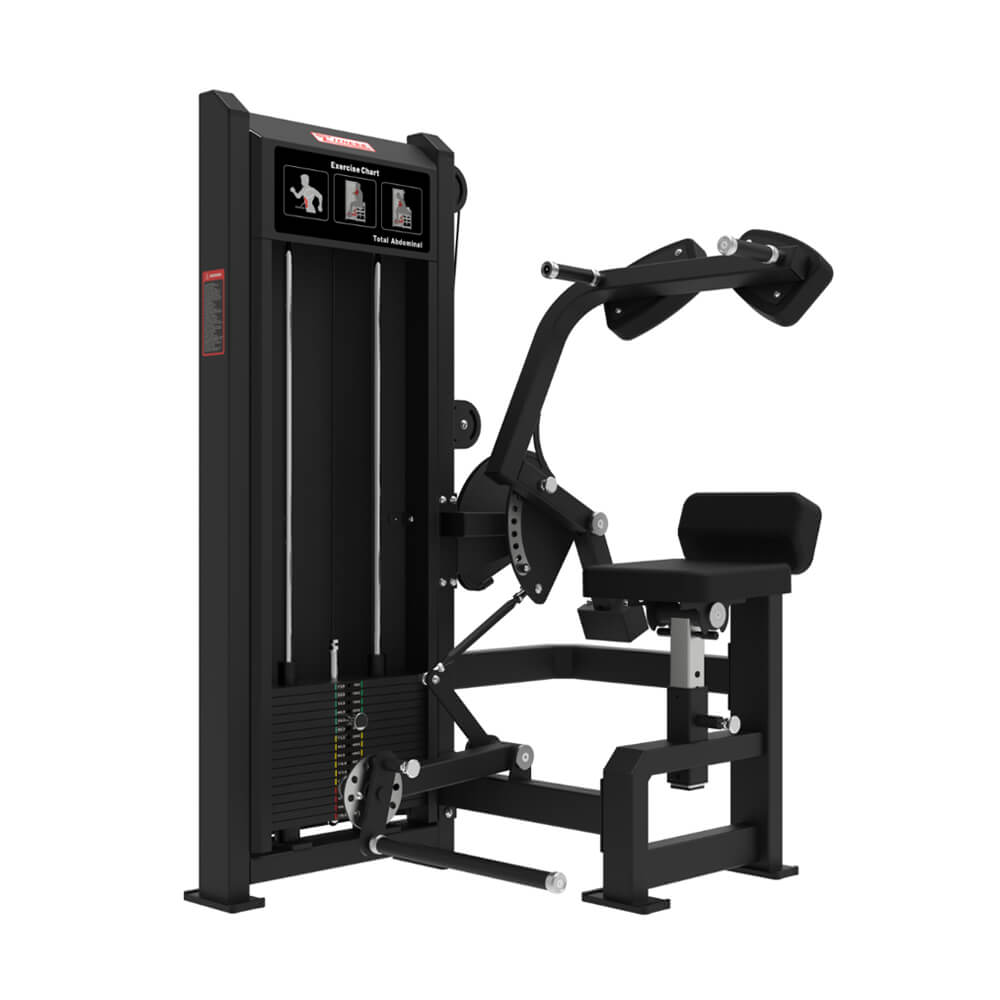 GS-5015 abdominal machine with supported crunch movement for core workouts
