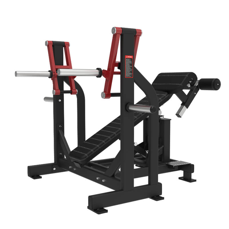 MP-8177 iso decline chest press machine with plate loaded lower chest training design