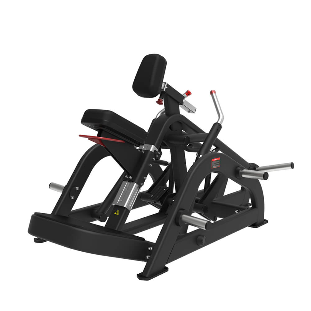 TZ-5104 low row machine with seated rowing position for back muscle development