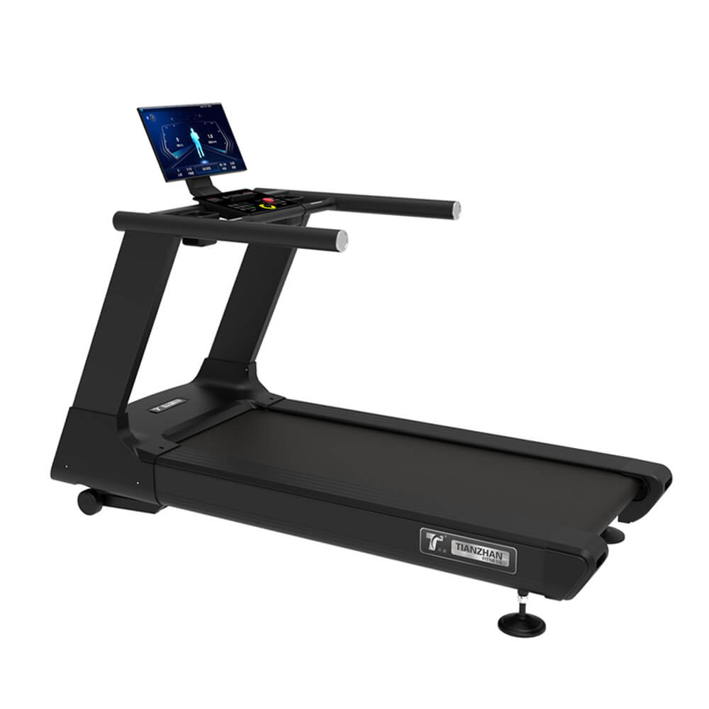 TZ-7100C commercial treadmill with wireless phone screen mirroring for gym use