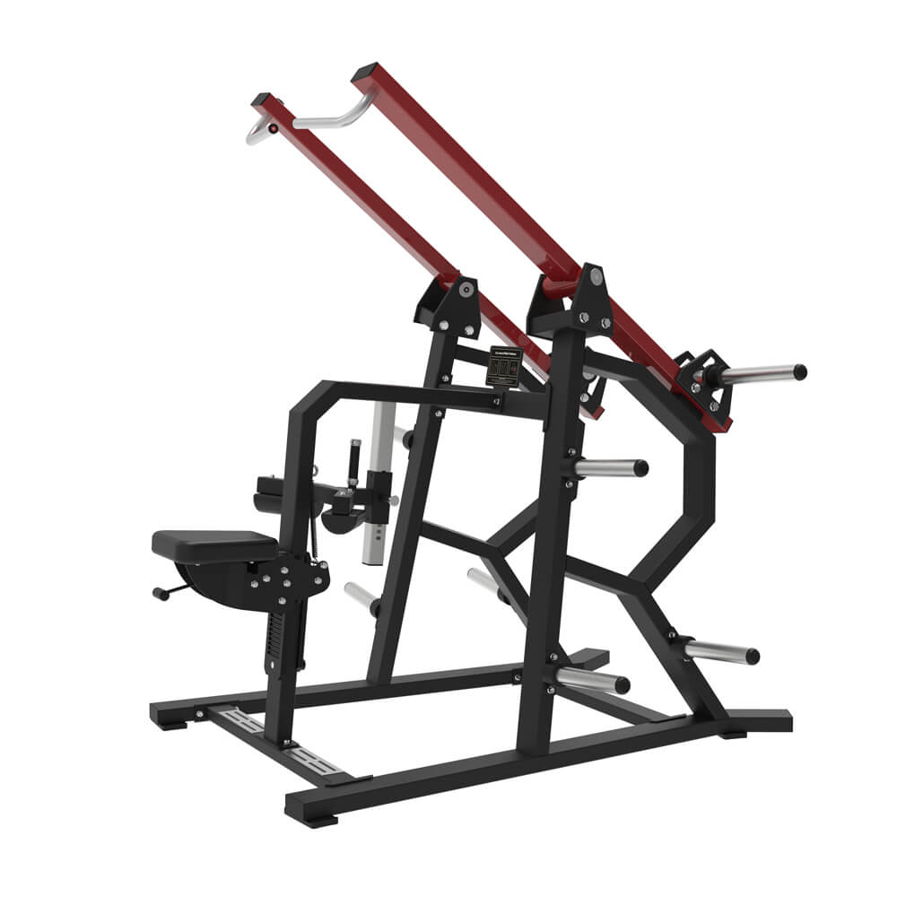 TZ-7708 iso lateral wide pulldown machine with independent handles for back training