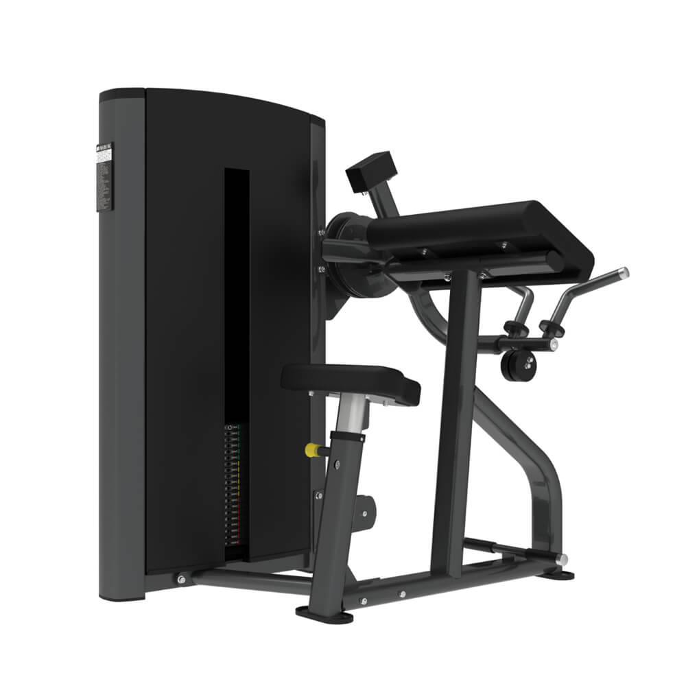 TZ-8218 biceps triceps machine with dual arm training positions and support pads