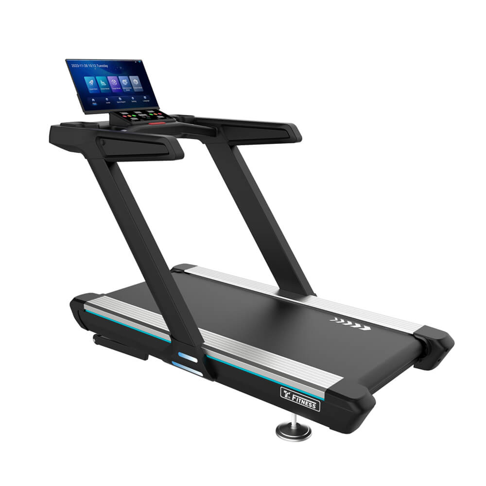 TZ-9100A commercial treadmill with 21.5 inch Android touch screen display for gym fitness equipment