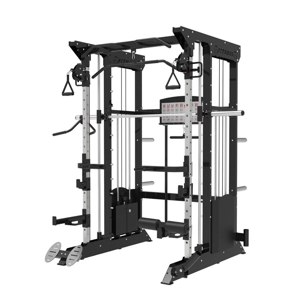 TZ-Q1001 multi functional smith machine with integrated strength training stations