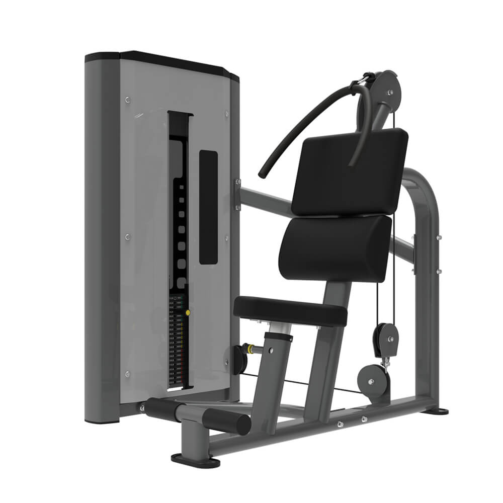 TZ-X8214 abdominal machine showing ergonomic seat design for core workouts