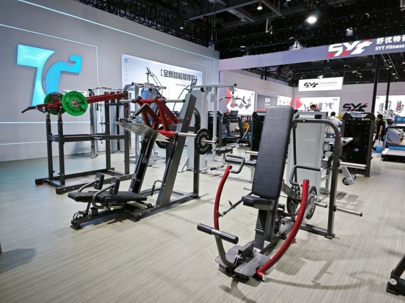 Professional gym machines presented at China Sport Show 2025 China