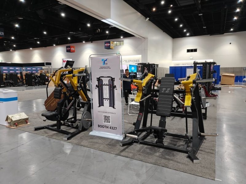 Professional strength training equipment displayed at HFA 2026 USA
